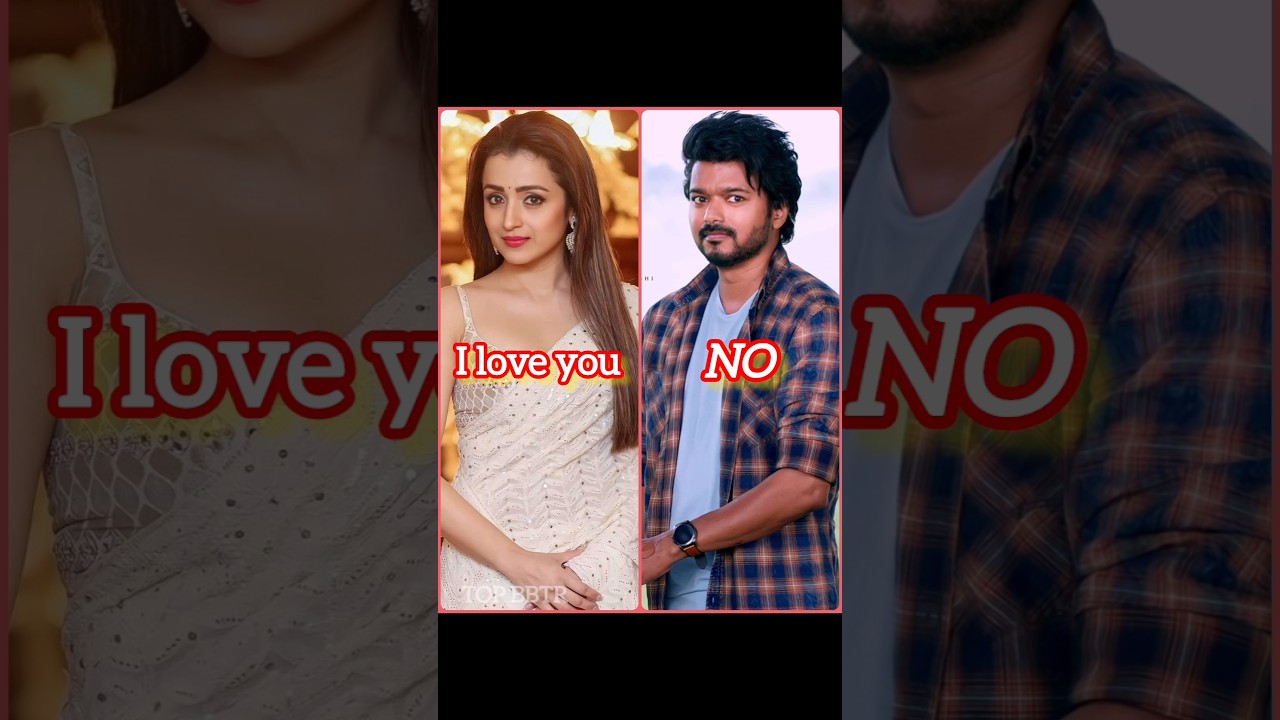 Tamil hot actress propose 🌹 Vijay Thalapathy 😍. #thalapathy #shorts #trending #propose #actor
