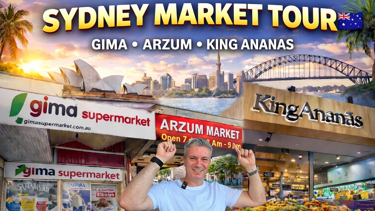 Mediterranean Market Tour in Sydney 🇦🇺 | Gima & Arzum + King Ananas
