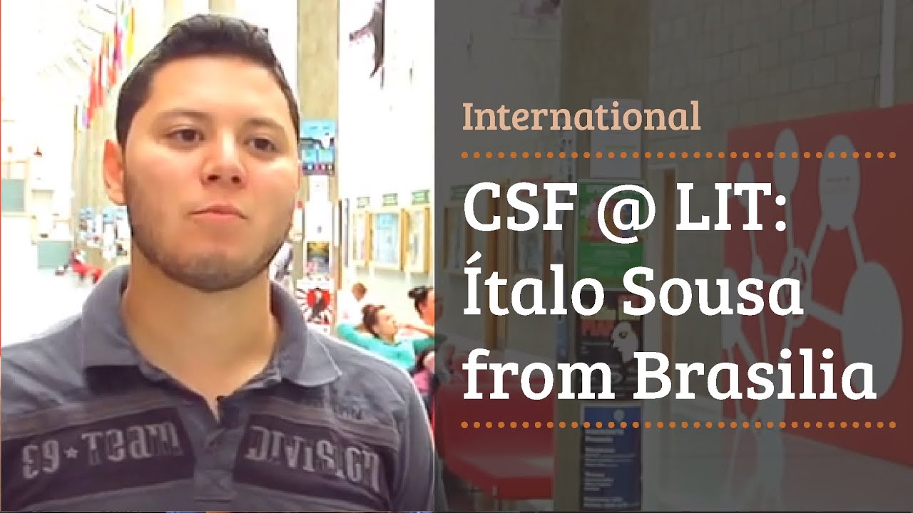 CSF @ LIT: &Iacute;talo Sousa from Brasilia