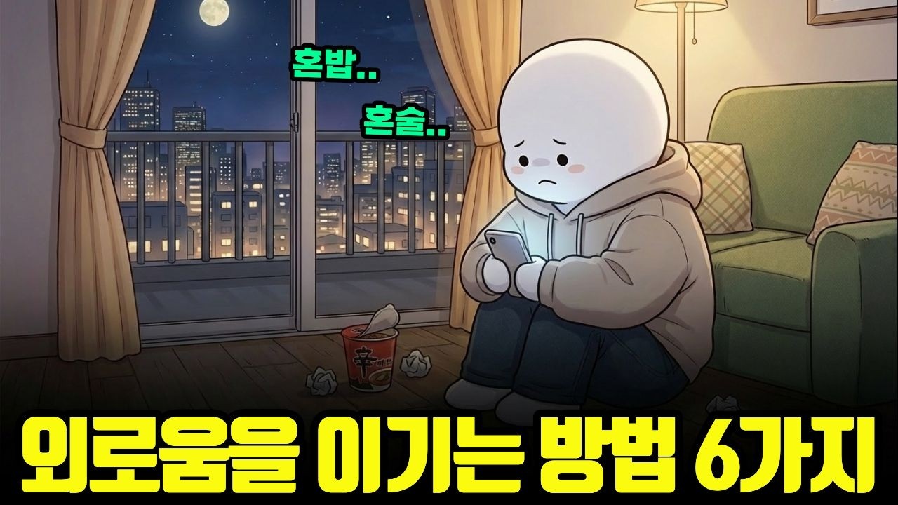 외로움을 에너지로 바꾸는 심리학자들의 비밀 기술 6가지 (외로움 활용 방법)