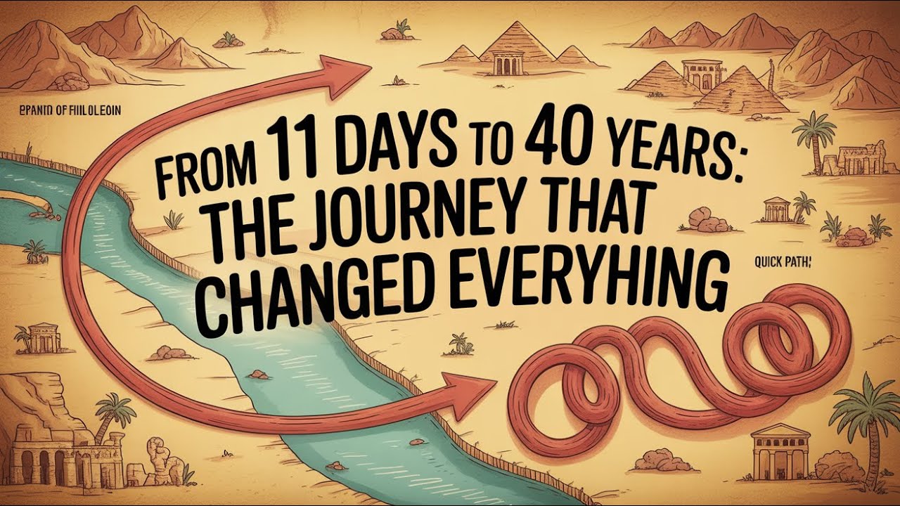 Why Did 11 DAYS Turn Into 40 YEARS? The Mistake That Changed Israel's Destiny!