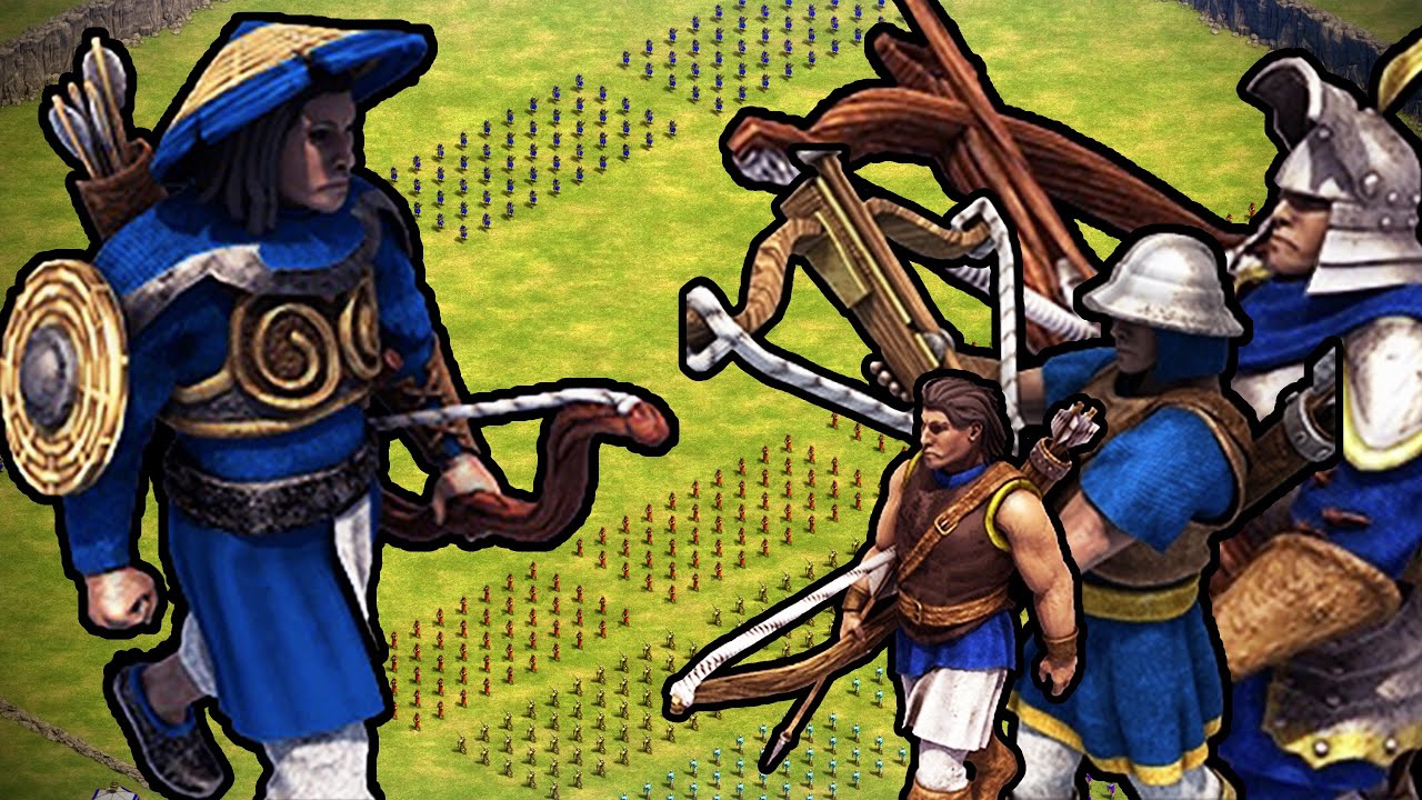 200 ELITE RATTAN ARCHERS vs 200x ENTIRE ARCHER LINE | AoE II: DE