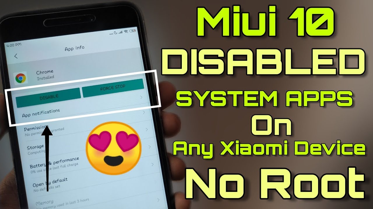 How to Disable System Apps On Any Xiaomi Device Working Miui 10 - Miui 10 Disable System App No Root