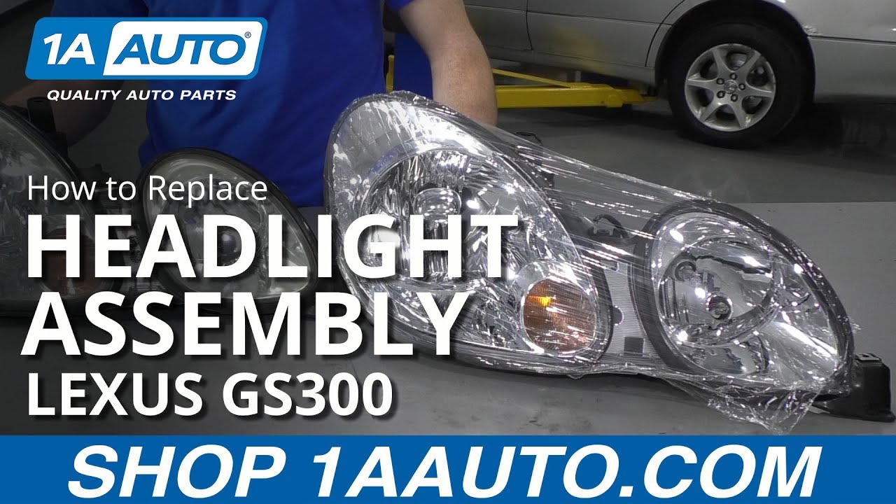 How to Replace Headlight Assembly 98-05 Lexus GS300