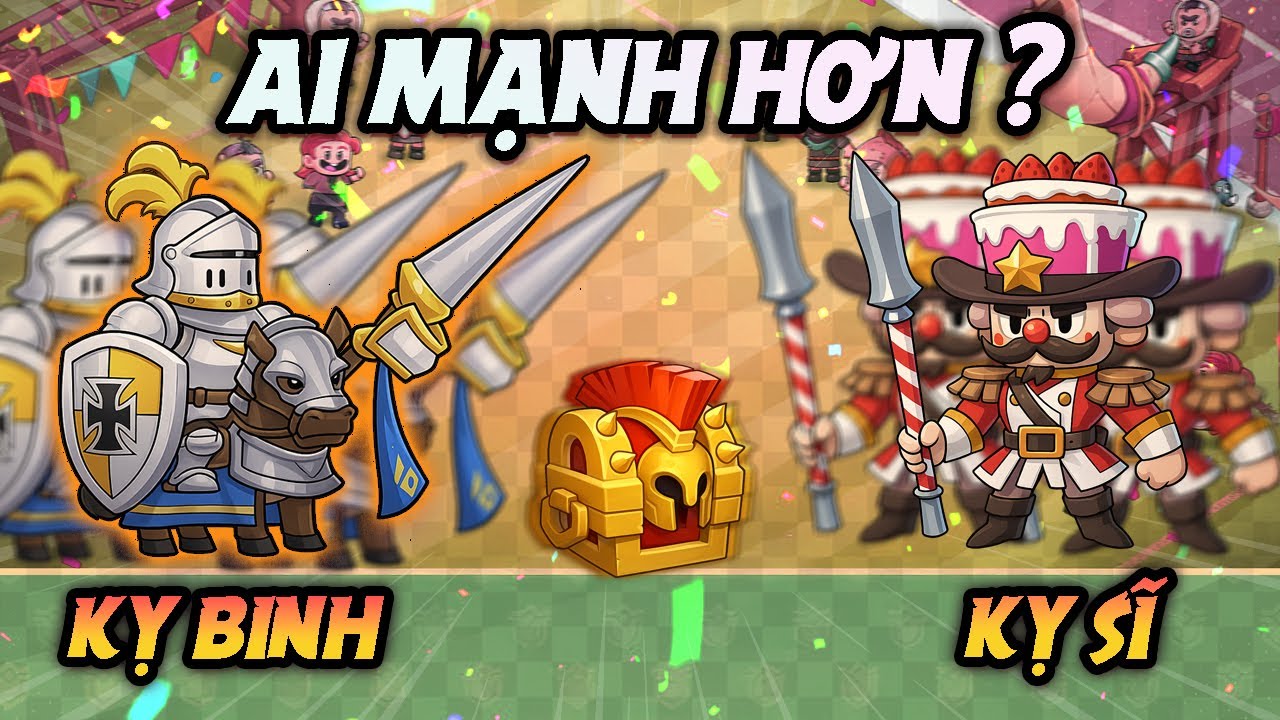 Kỵ Binh Hạng Nặng hay Kỵ Sĩ Tráng Miệng? Lựa chọn nào mạnh hơn trong Top Heroes?” #topheroes
