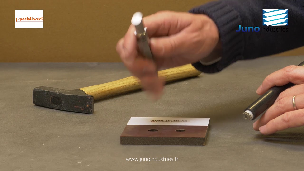 Insert fileté pour panneau HPL compact et composite