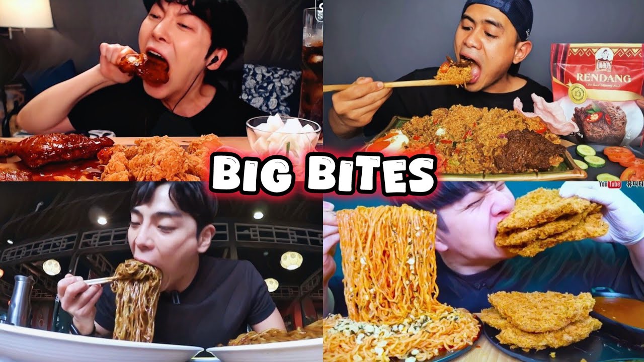 ExTREME BIG BiTE MuKBang 😱 | Having Crunchy and Spicy food 🤤