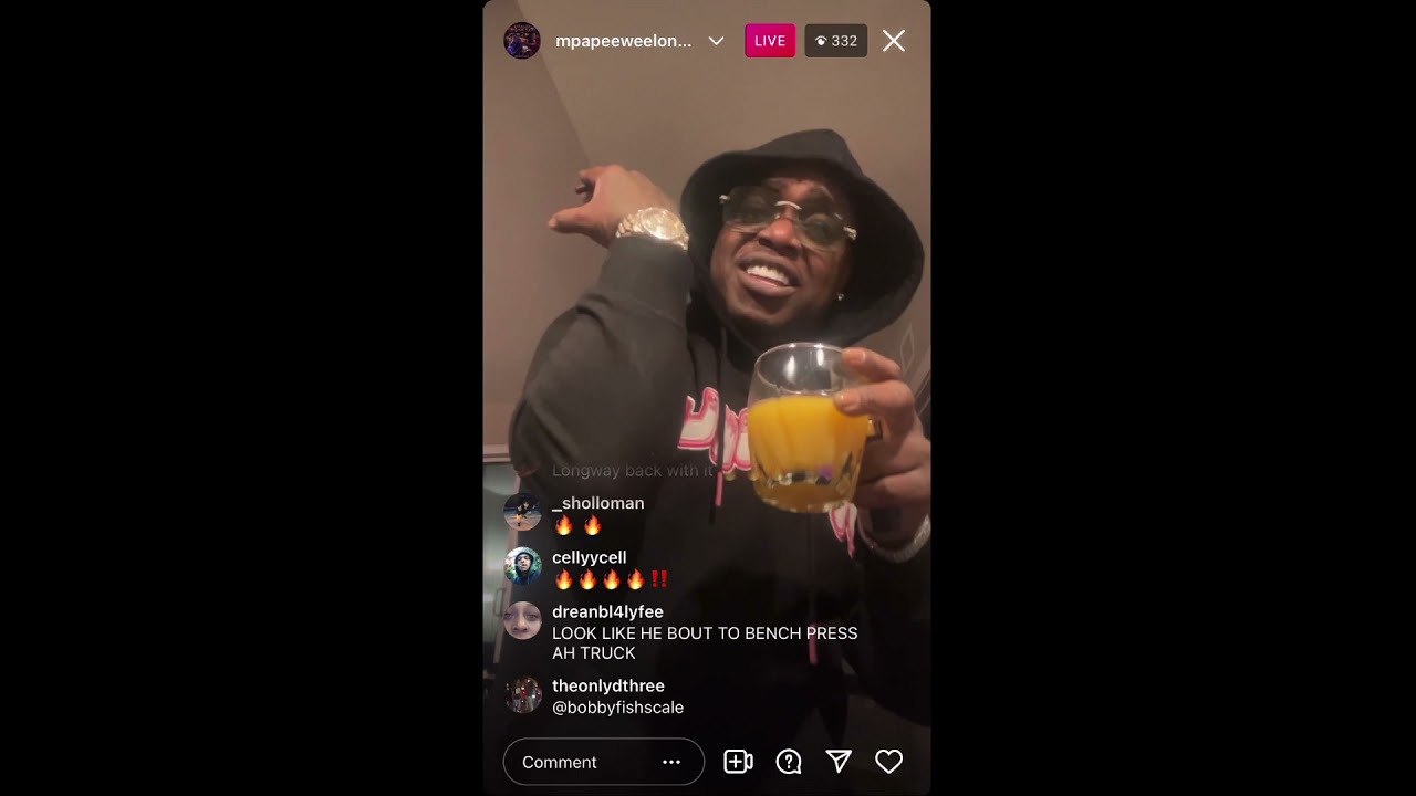 Peewee Lonway (Dancing) Instagram Live September 23, 2021