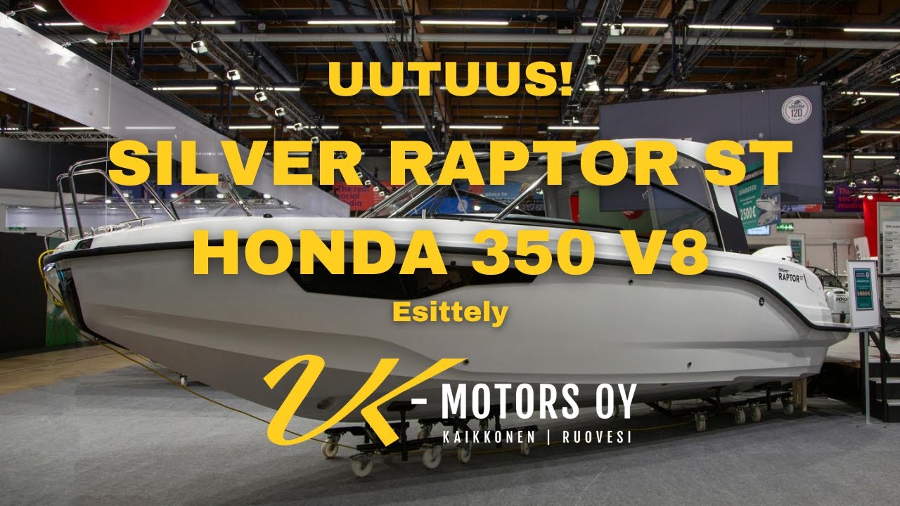 SILVER RAPTOR ST (HONDA BF350 V8) 2025  esittely
