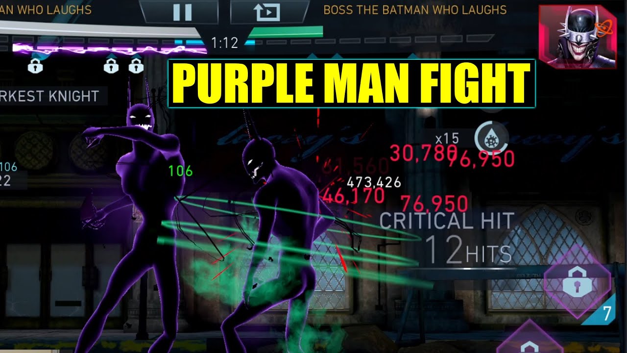 Batman Who Laughs Vs Boss Batman Who Laughs Injustice 2 Mobile Robin King Solo Raids