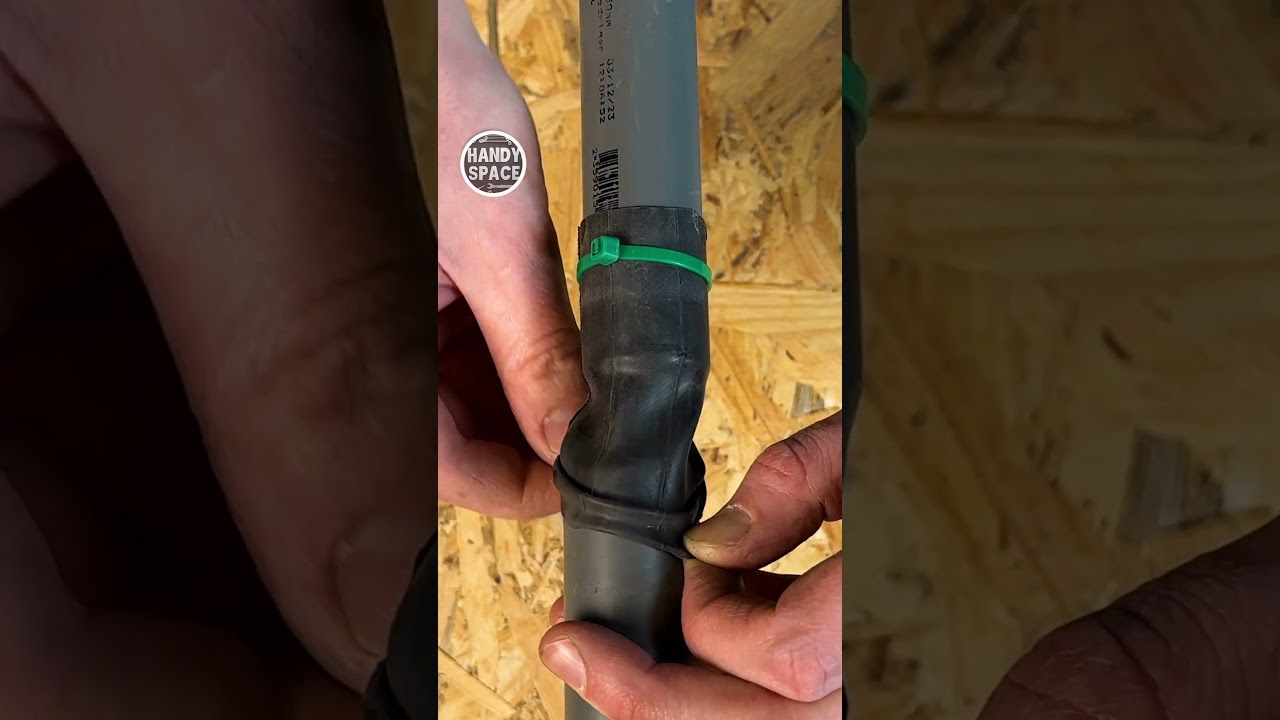 Plumbers, this Technique with a Bike Tube and Zip Tie will Surprise You!
