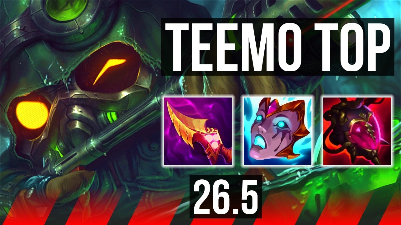 TEEMO vs DARIUS (TOP) | 49K damage | EUW Master | 26.5