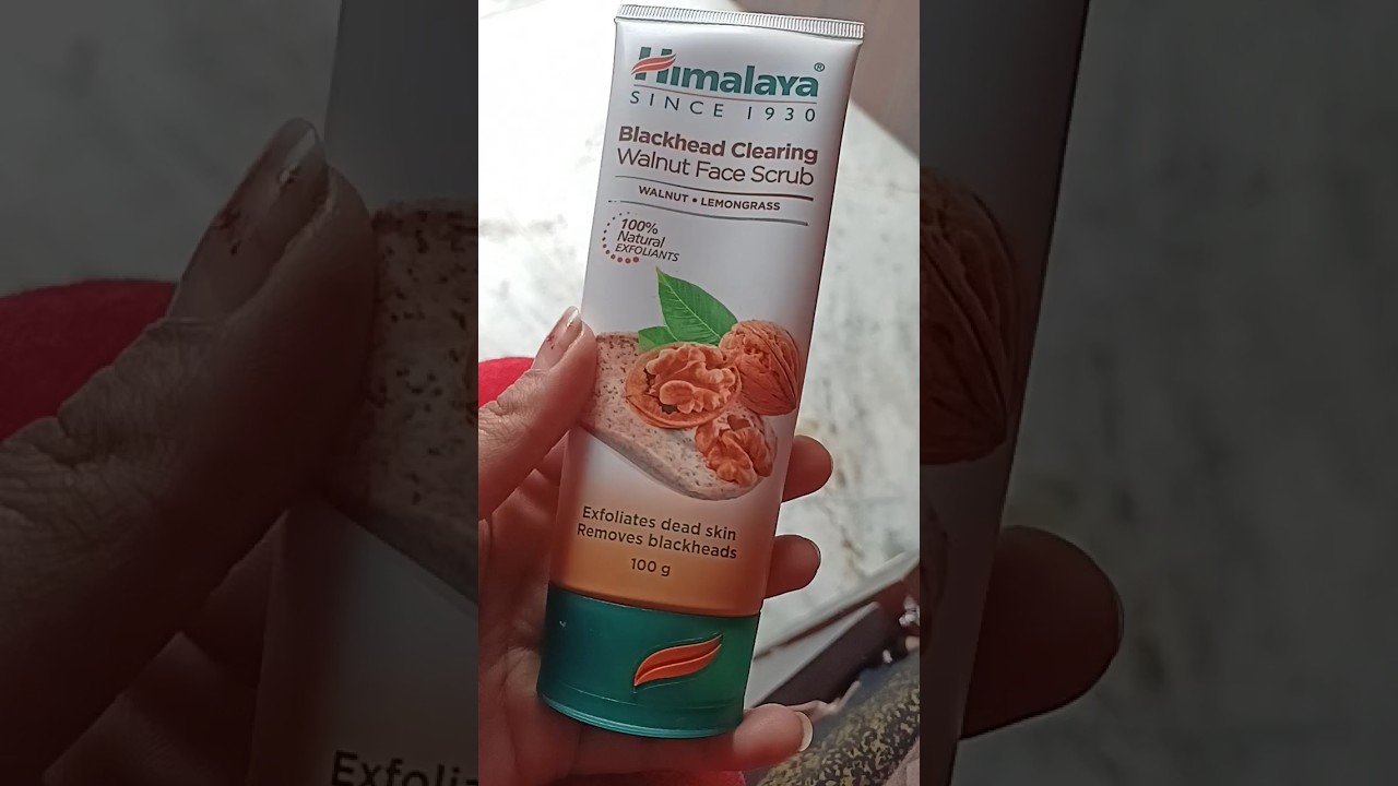 deep clean with Himalaya walnut scrub..#deepcleaning #himalaya #scrub #skincare #skin #viral#trendin