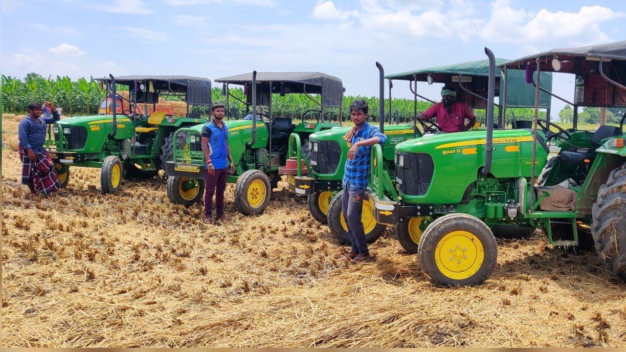 John deere 5045 D & 5050 D user feedback + Baler performance | Agriculture India