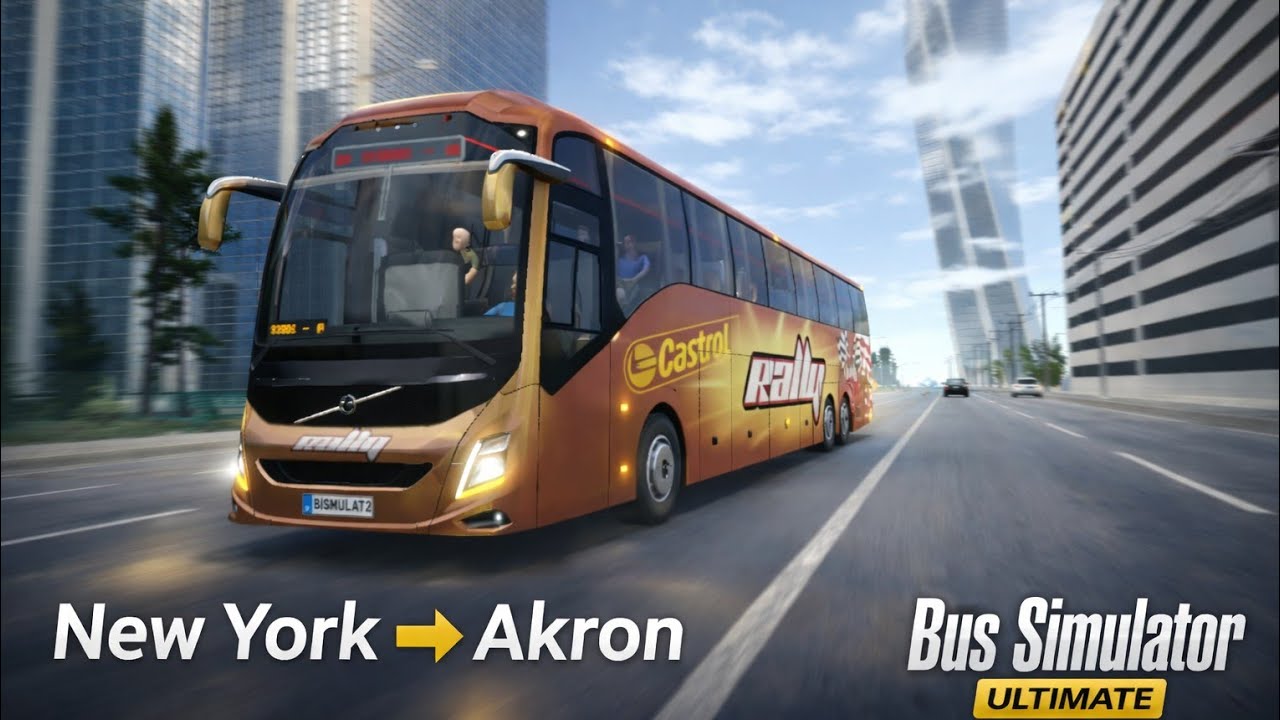 New York to Akron Bus Journey | Bus Simulator Ultimate Gameplay
