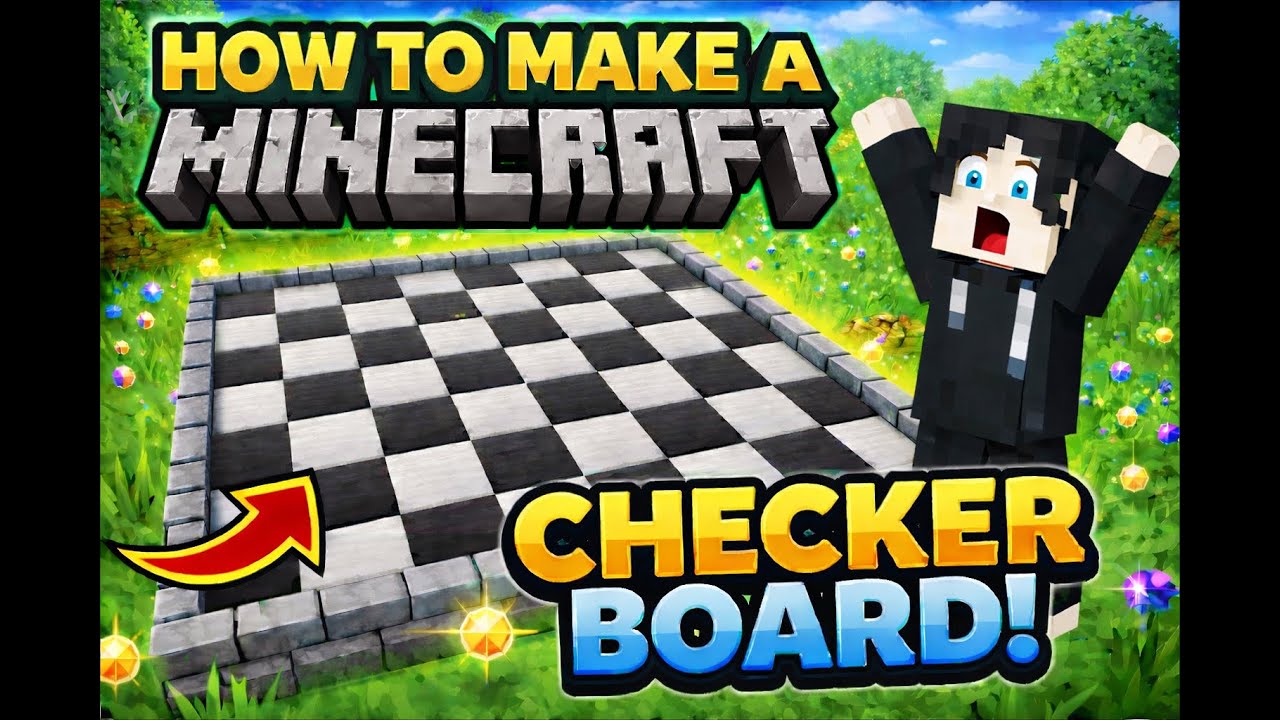 How to Make a Working Checkerboard With Commands!