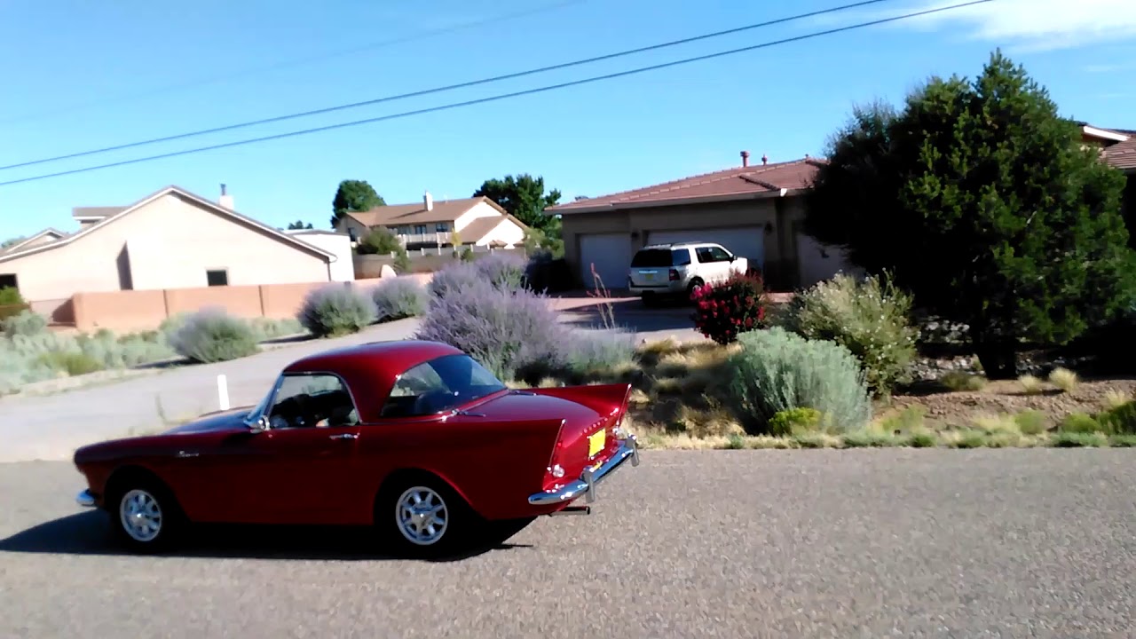 1963 Sunbeam Alpine Series II ....driving