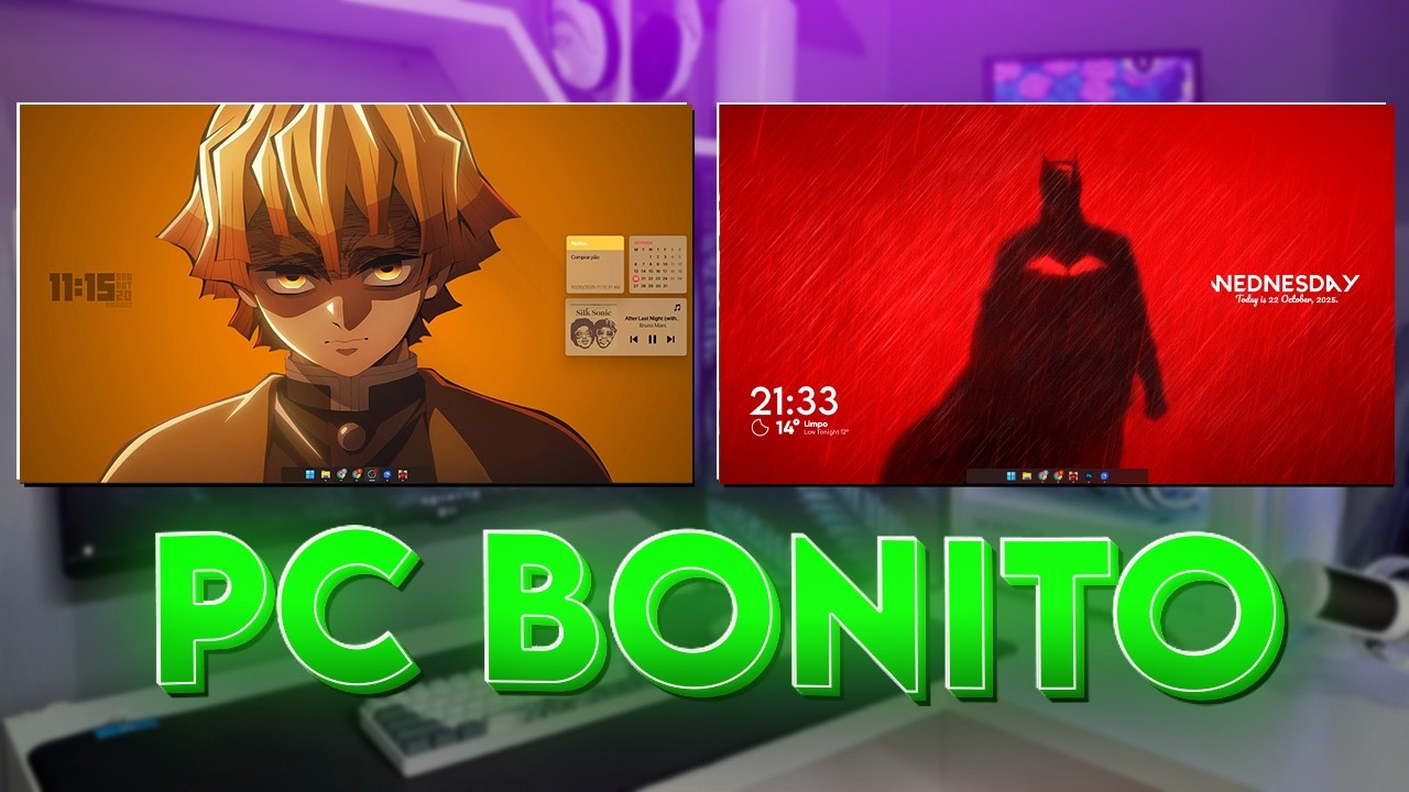 COMO deixar o WINDOWS MAIS BONITO E MAIS GAMER (Windows10/Windows11)🖥️🚀 em 2025