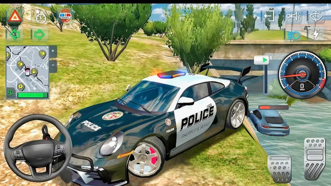 New Police Simulator 2026 - Multi-Storey Police Porche Extreme Chasing 3D Car Game Android GamePlay