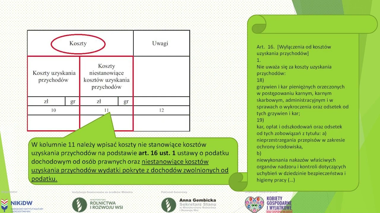 KGW na CITo! - Cz. 2 - szkolenia dla Kół Gospodyń Wiejskich z rozliczenia CIT-8.