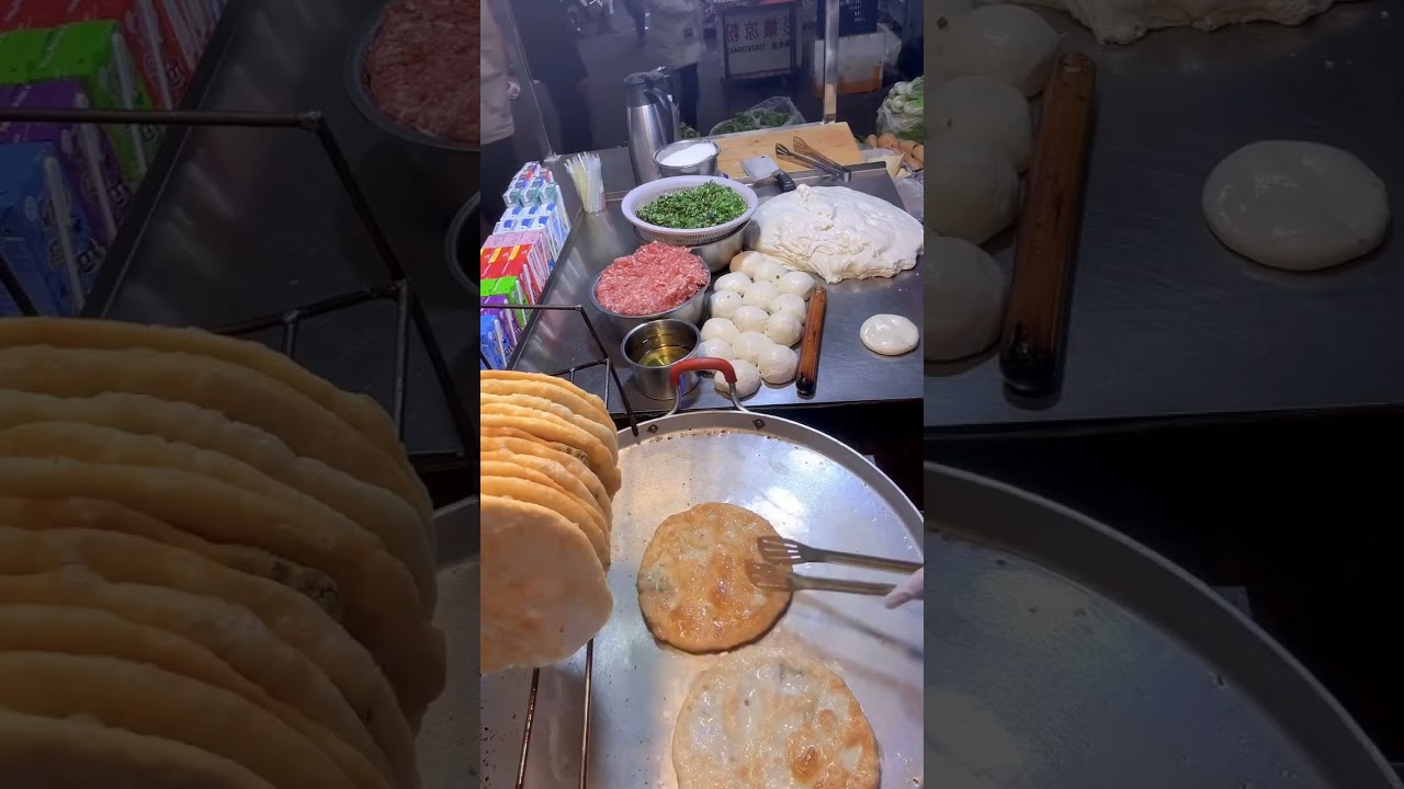 Set up a stall and sell 1,000 scallion pancakes every day!