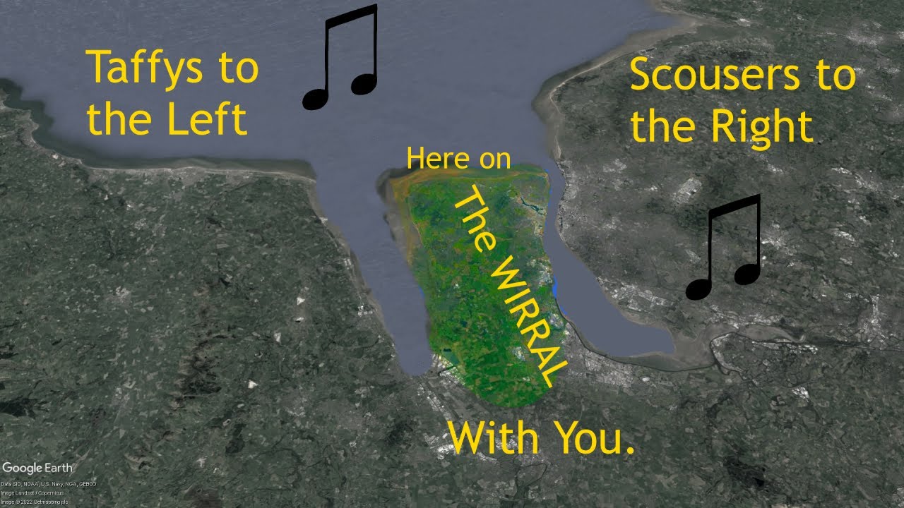 🎤Taffys to the Left  - Scousers to the Right . Here on the Wirral with You.🎤