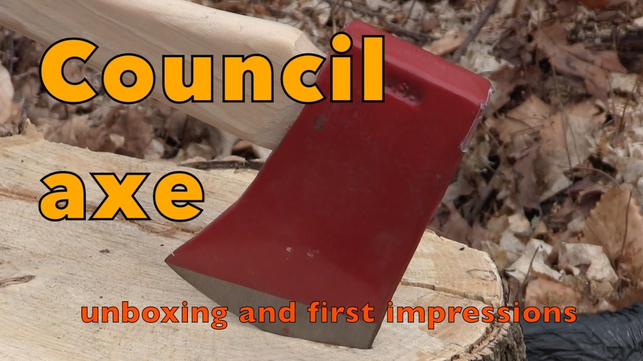 Council Dayton Pattern AXE !  Splitting firewood , and first impressions
