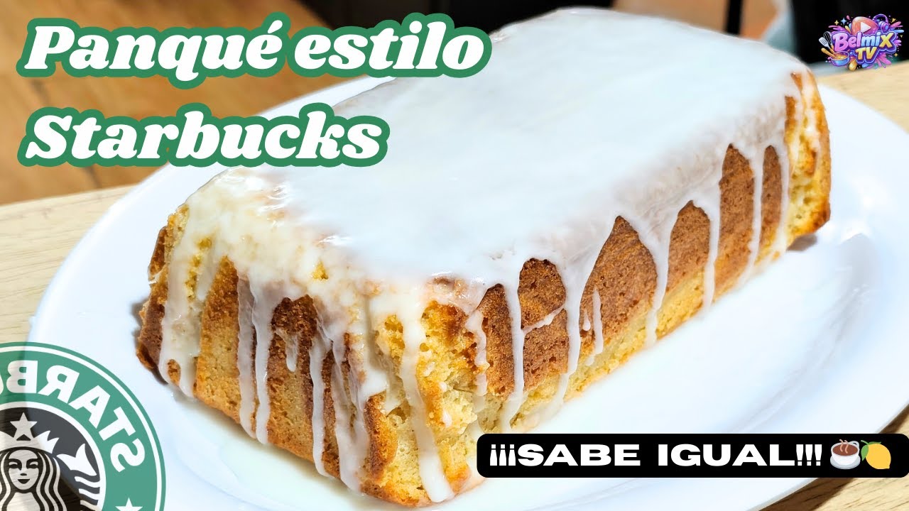 ESTE PANQUÉ DE LIMÓN sabe como el de Starbucks ☕🍋 | FÁCIL Y HÚMEDO