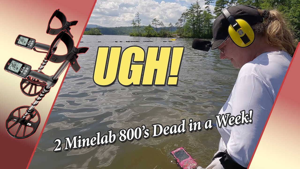 A Metal Detecting Water Hunt Cut Short By Broken Machines! #DiggenSundays