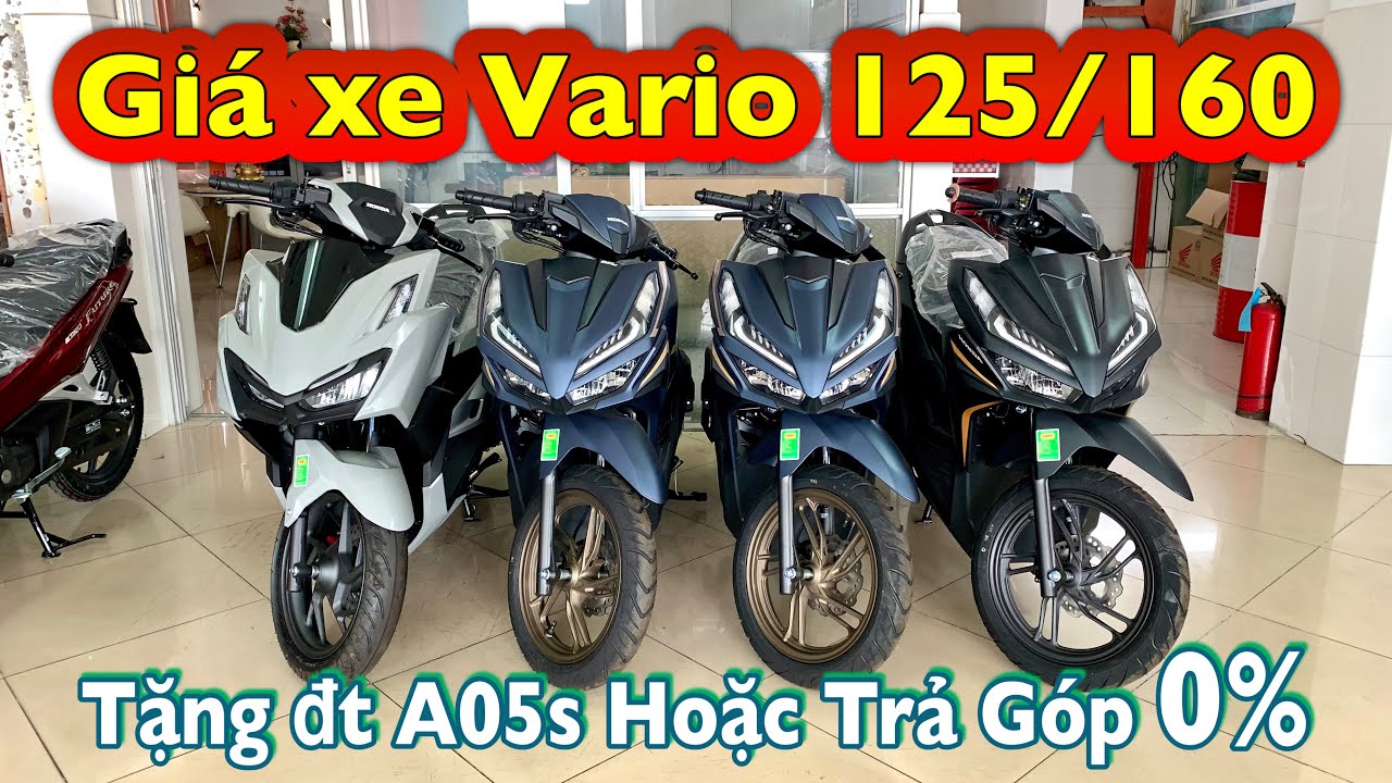 Review_B&aacute;o gi&aacute; Honda Vario 125/160 | Trả g&oacute;p 0% l&atilde;i suất Hoặc tặng điện thoại sam sung galaxy A05s