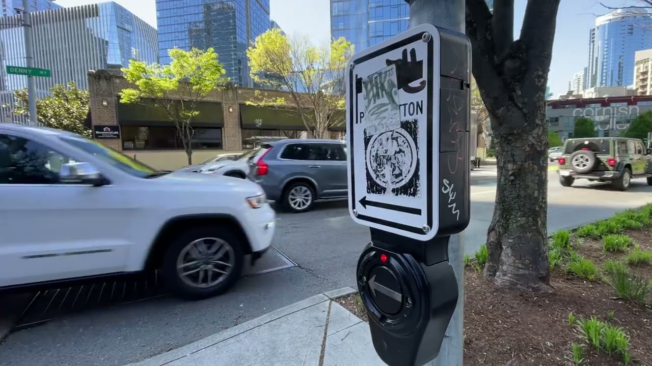 Seattle crosswalk button hacked with Jeff Bezos voice