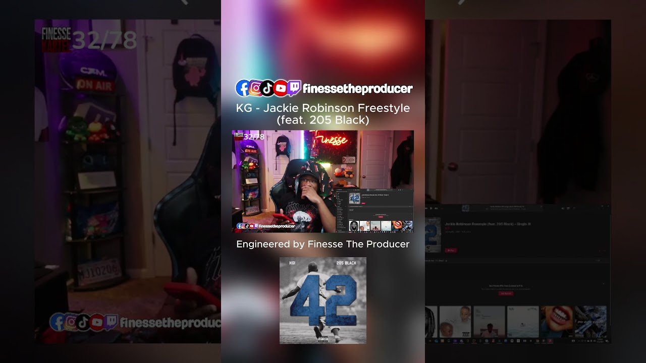 Reacting to KG - Jackie Robinson Freestyle (feat. 205 Black) [Engineered by Finesse The Producer]