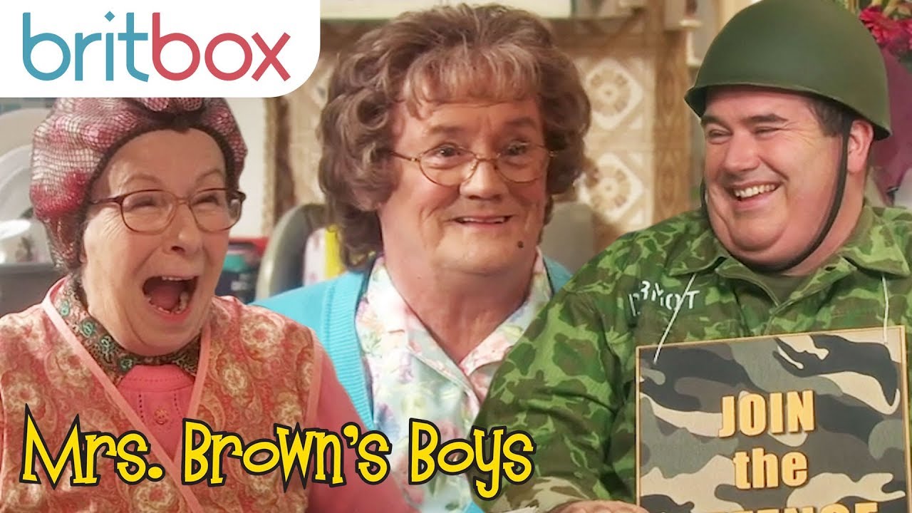 Awkward Tongue Twister Gives the Cast the Giggles | Mrs Brown's Boys