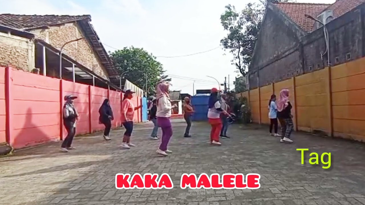 KAKA MALELE#line dance#beginner#choreo Febrina Dumaria Pardede,Mamik TS,Ferra Novita,Silvi Indriati