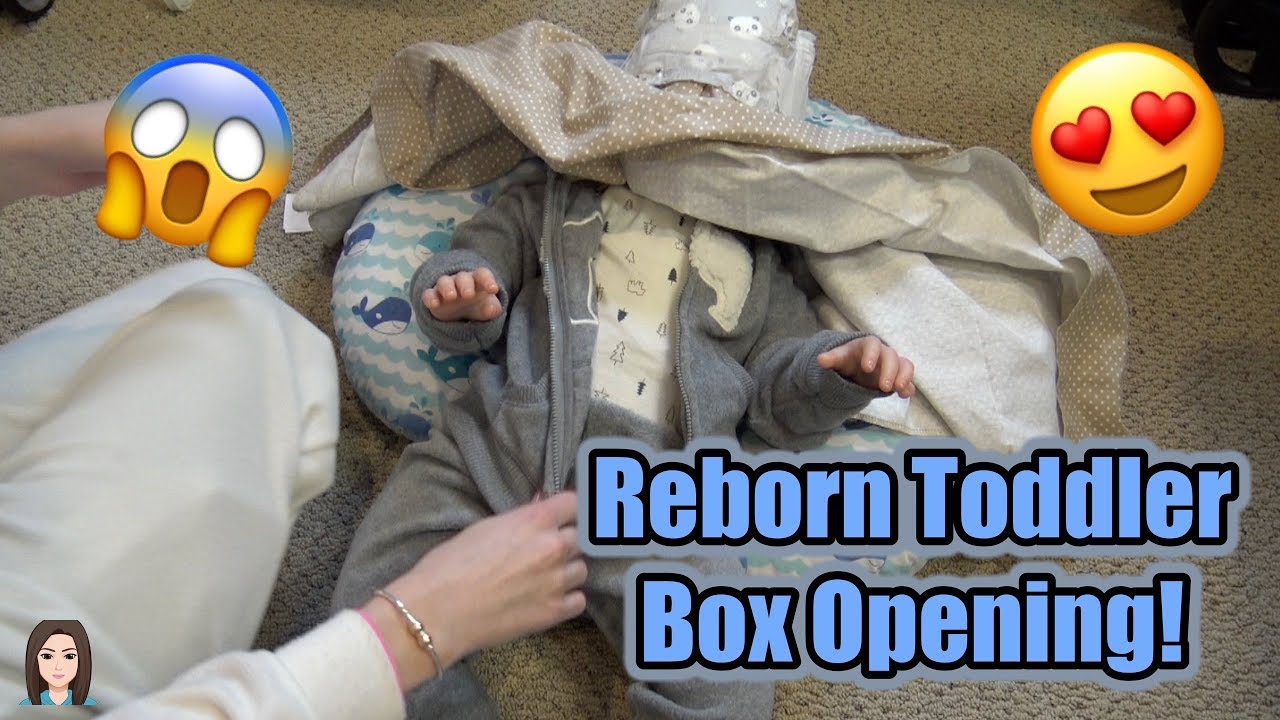 Reborn Toddler Boy Box Opening! AMAZING Christmas Gift From Mia Maria's Nursery | Kelli Maple