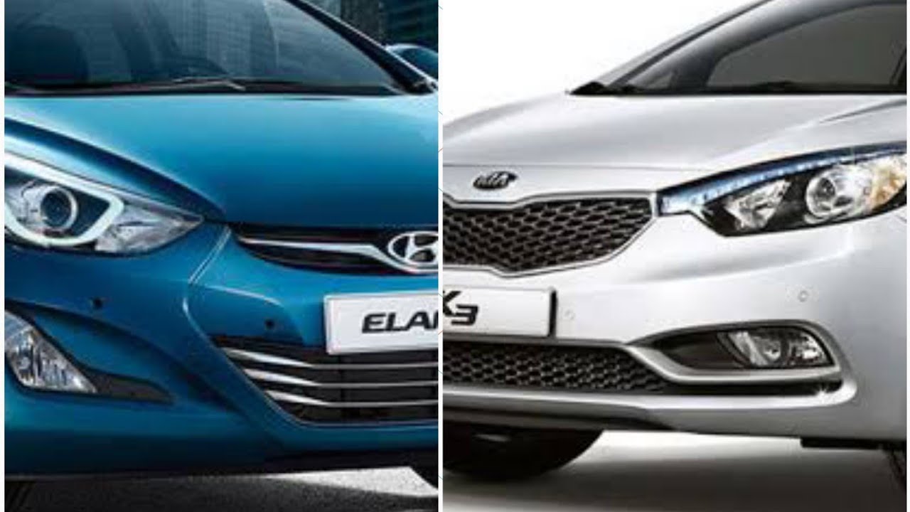 Kia cerato k3 Vs Hyundai Elantra Md مقارنة بين كيا سيراتو و هيونداى النترا ام دى