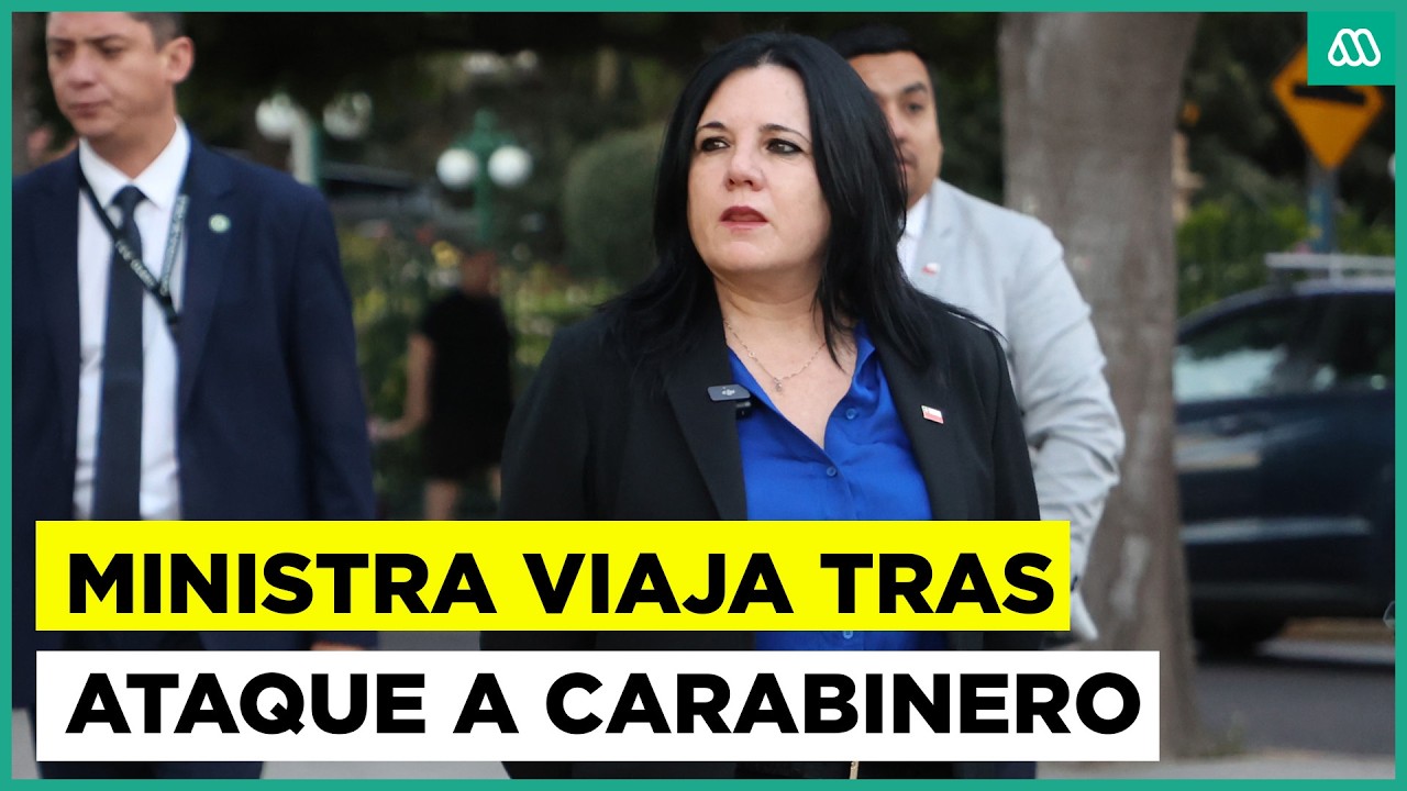 Ministra de Seguridad viaja tras ataque a Carabinero