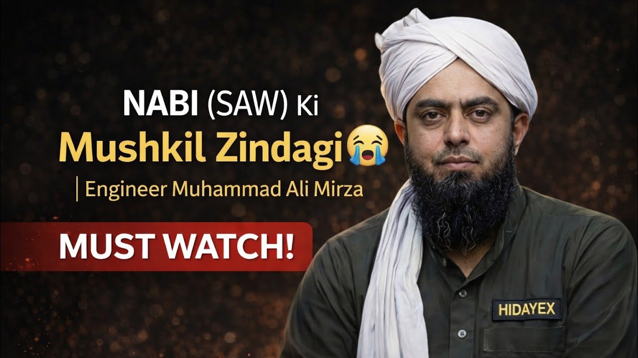NABI ﷺ Ki Mushkil Zindagi 😭 | Engineer Muhammad Ali Mirza
