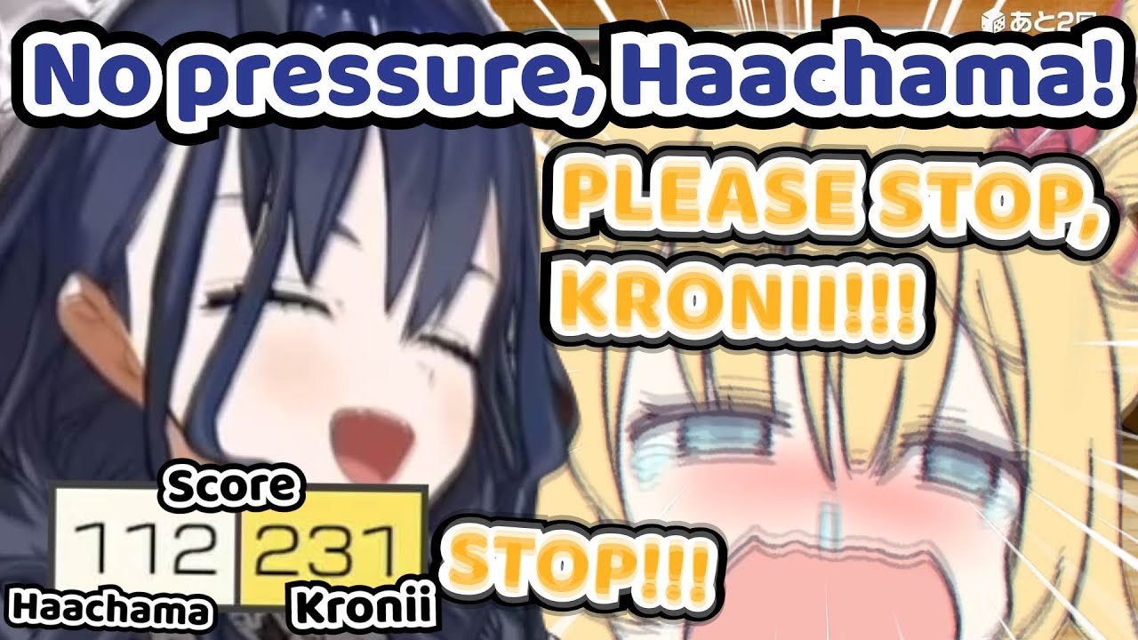 Kronii is SO Good at This Game That She's Making Haachama Cry