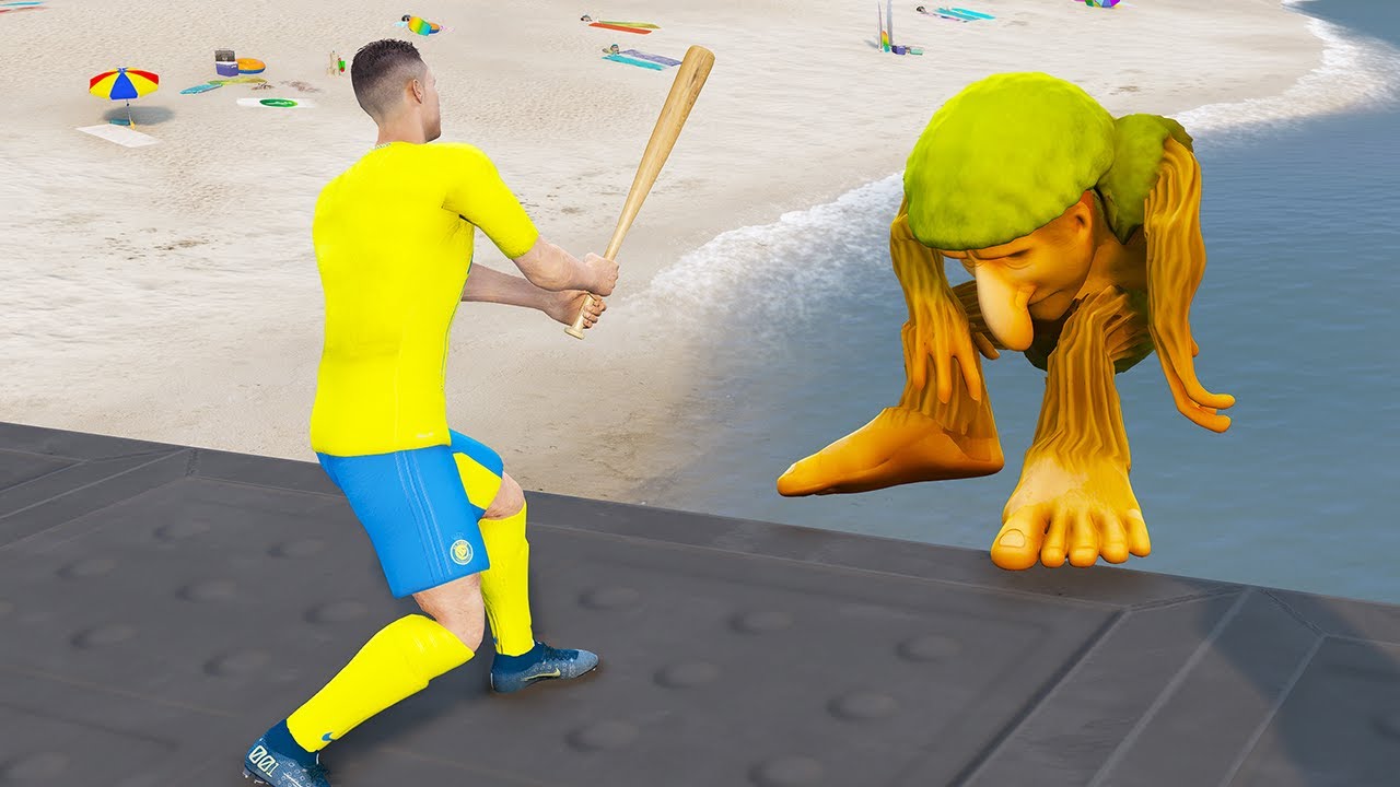 GTA 5 Cristiano Ronaldo Epic WATER Ragdolls Compilation Brainrots Ep.2