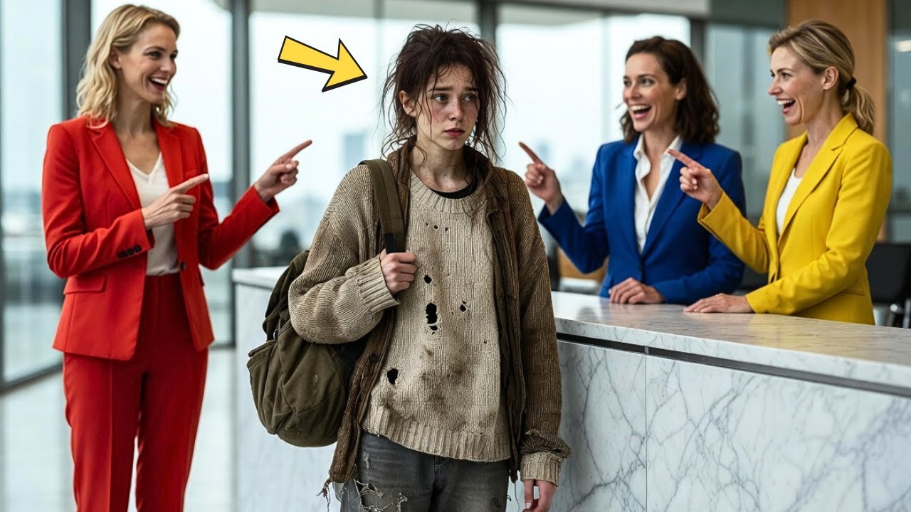 ALLE LACHTEN ÜBER DAS OBdACHLOSE MÄDCHEN, ALS SIE DIE BANK BETRAT… BIS SIE DEN KONTOSTAND SAHEN!