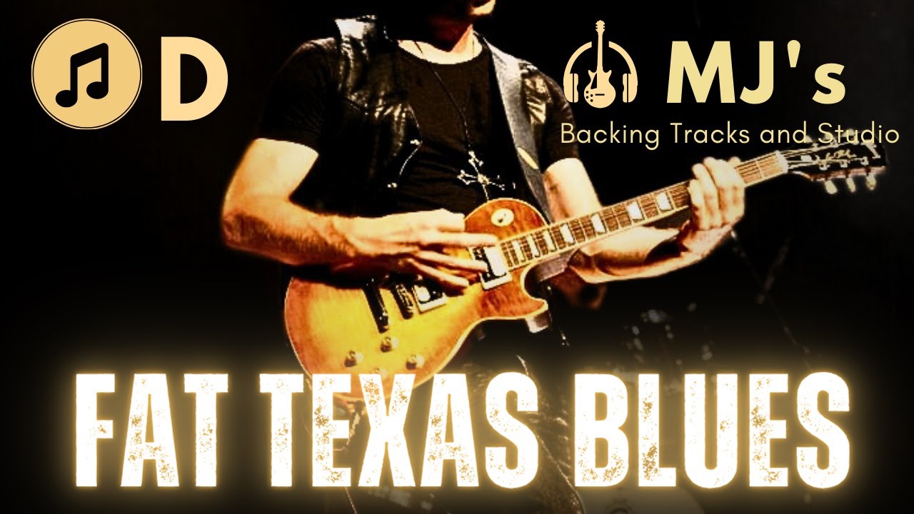 Fat Texas Blues in D | 110 bpm | Guitar Backing Track