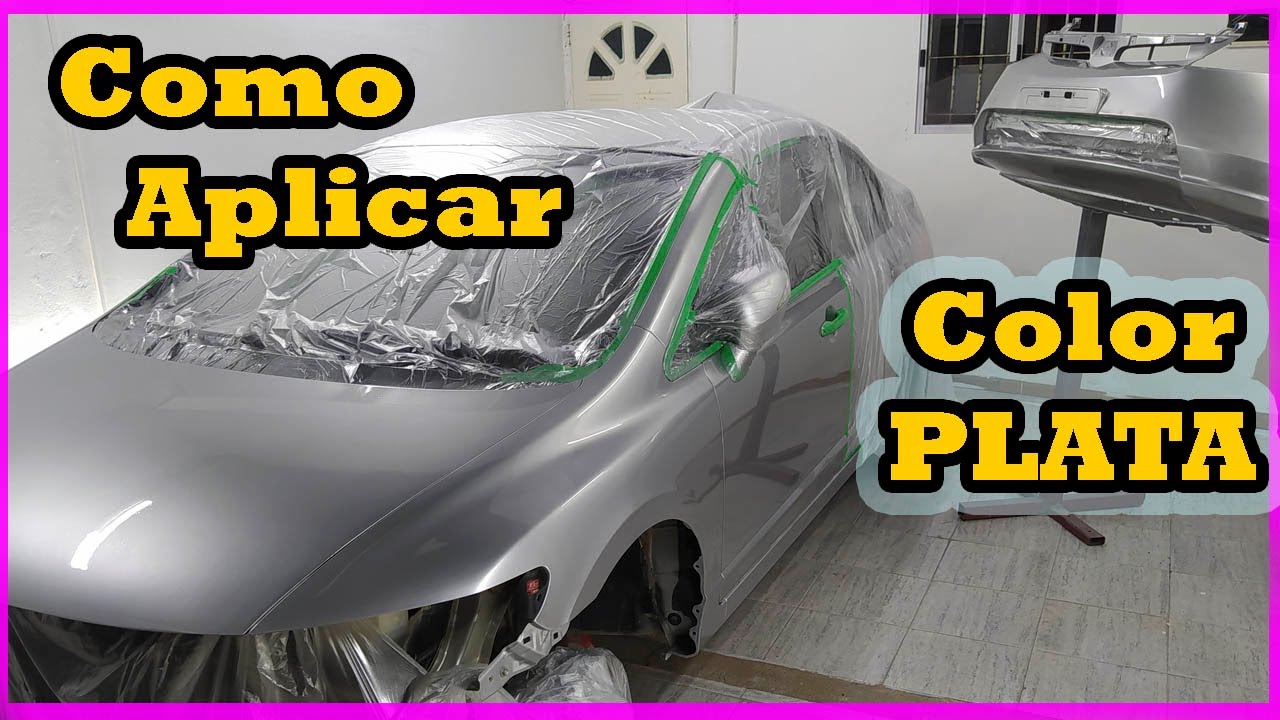 Como Pintar AUTOS Plateados Sin Sombras