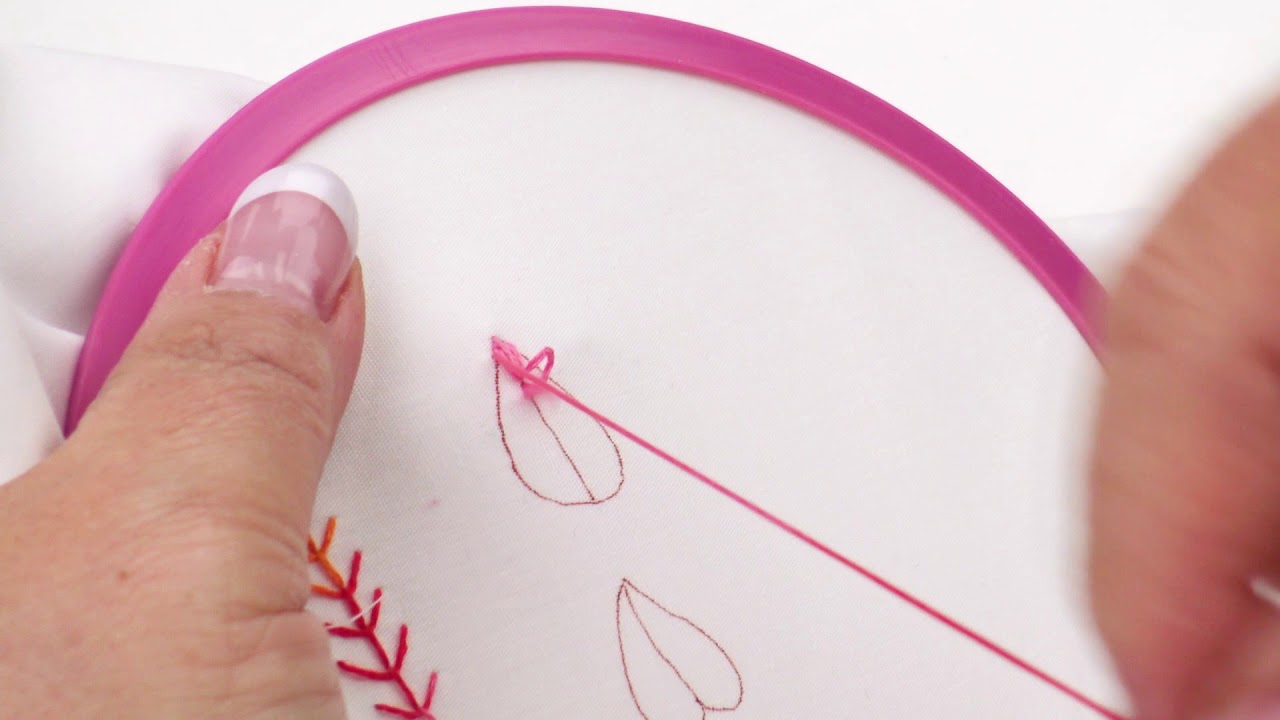 Fly Stitch Tutorial Video - Crabapple Hill Studio / Meg Hawkey