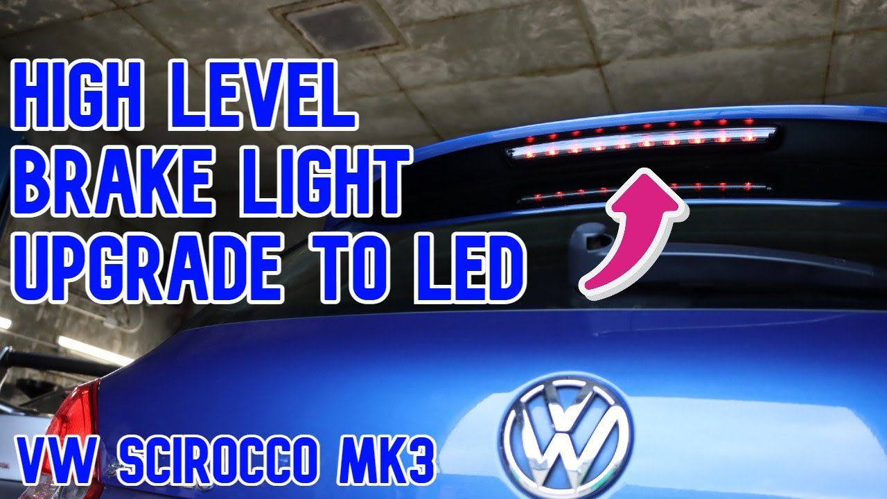 VW Scirocco mk3 2008-2017 high level/3rd brake light upgrade to LED unit. 5% OFF for my Subscribers