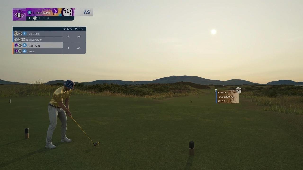 Ranked Dous 1022- AS 3rd hole LOSE connection - 20pts PGA TOUR 2K25_20260104092232