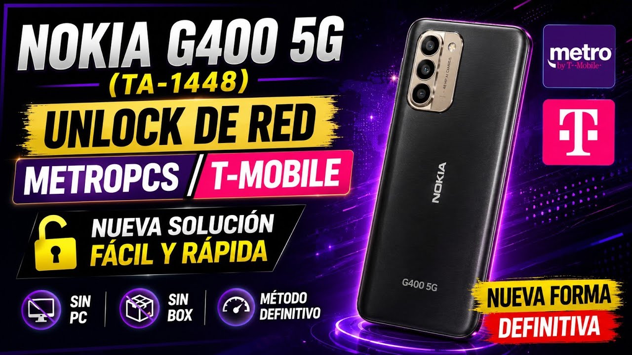 🔥Разблокировка сети Nokia G400 5G (TA-1448) MetroPCS/T-Mobile | Новое простое решение без ПК и бокса