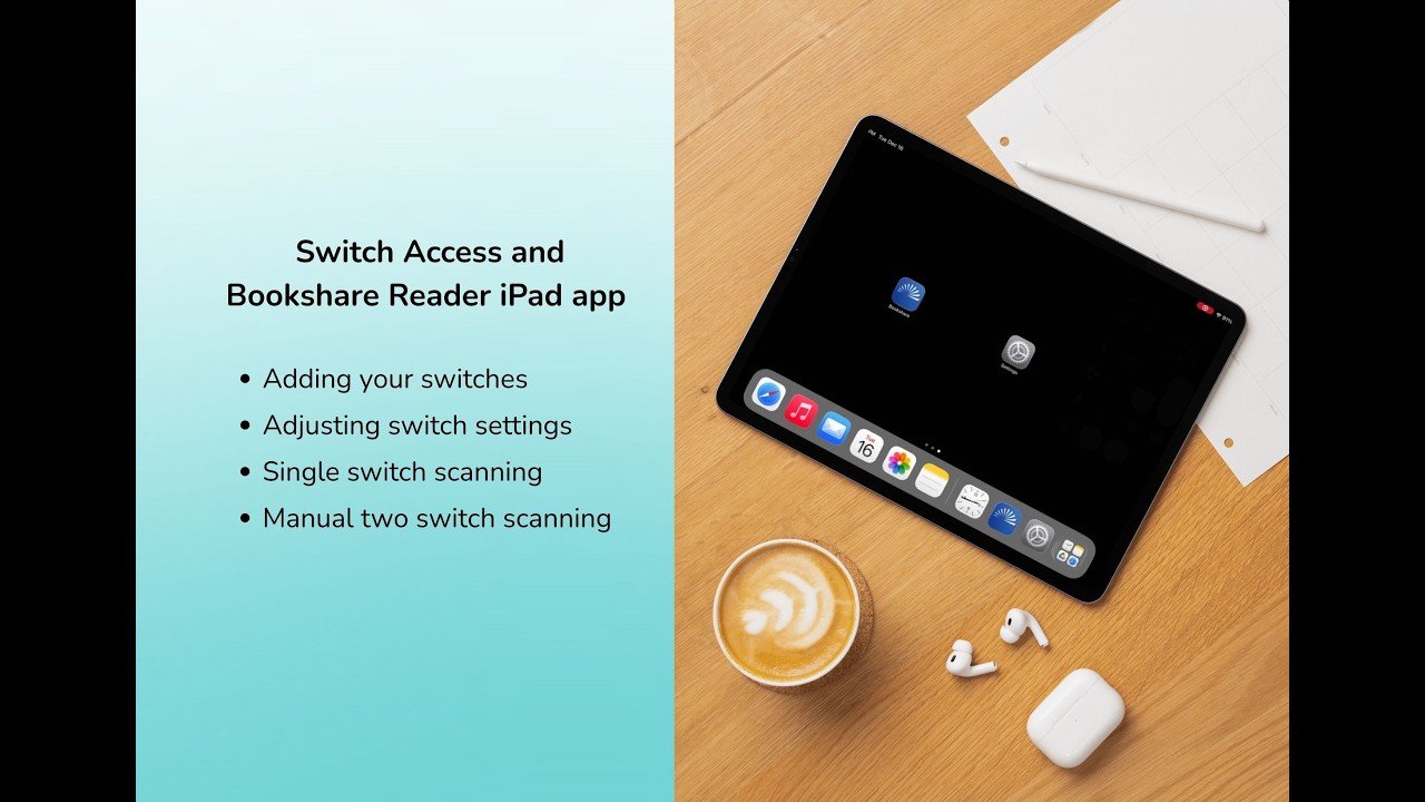 Tips for Switch Access to the Bookshare Reader App