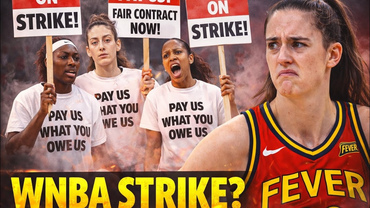 Players ready to strike...are they ready for the consequences? #caitlinclark #wnba #wnbastrike 🏀♀️😤