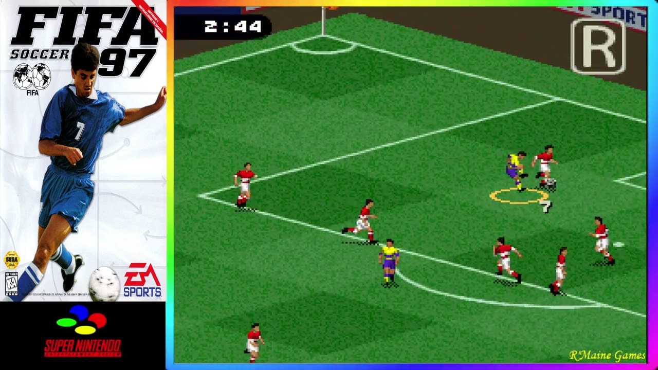 FIFA SOCCER 97 - ( SUPER NINTENDO / 1996 ) - GAMEPLAY COMPLETA